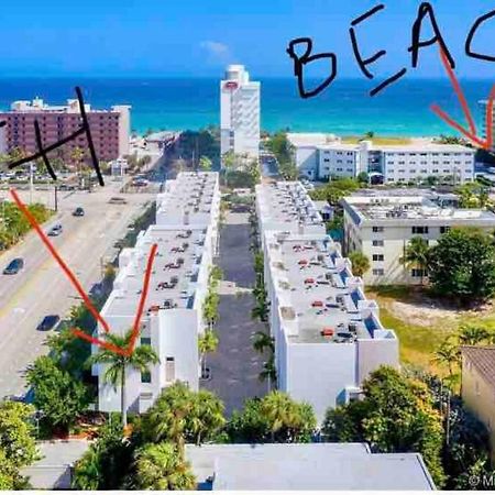 Across The Ocean Few Steps To Beach Contemporary Three Bedroom Townhouse Pompano Beach Exteriör bild